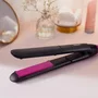 Philips StraightCare Essential BHS375/00 Plancha de Pelo ThermoProtect Placas Cerámicas con Queratina Negra